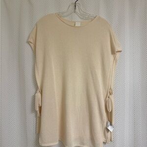 H&M Beige Tunic with Side Ties